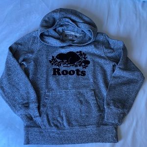 Roots kids Salt and Pepper Original Kanga Hoodie, SIZE: L (9-10yrs)